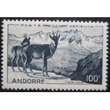 D2536 Andorra Francesa Fauna Cabras Yvert N 1 Aéreo Nn