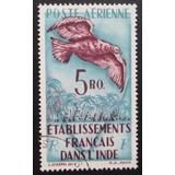 D3219 India Francesa Fauna Ave Yvert N 20 Aéreo Circ De