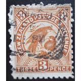 D3550 Nova Zelandia Fauna Ave Yvert N 84 Circ De 1899
