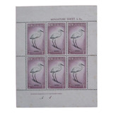 D3569 Nova Zelandia Fauna Aves Bloco Yvert N 9 Nn De 1