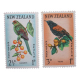 D3574 Nova Zelandia Fauna Aves Yvert N 411 2 Nnn De 19