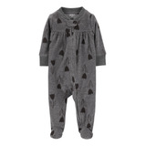 D392 Macacao Carters Original Fleece Menina Tam 9 Meses