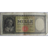 D4177 - Itália - Cédula De 1000 Liras De 1947 Catálogo Wpm 8