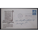 D4517 Estados Unidos Fdc De 1954 Doutrina Monroe Com Sel