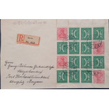 D5170 Envelope Circulado Na Alemanha Em 1922 Com 4 Vezes S