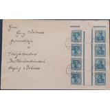 D5173 Envelope Circulado Na Alemanha Em 1922 Com 6 Vezes S