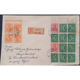 D5194 Envelope Circulado Na Alemanha Em 1922 Com 2 Vezes S