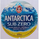 D5744 Rótulo Cerveja Antarctica Sub Zero Pilsen Duplamente