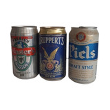 D7038 3 Latas De Cerveja Americana Vazias Piels 1997 J r