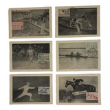 D7269 França Esportes Raros Máximos Postais De 1953 Guy De