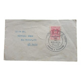D7415 Brasil Envelope Circulado Em Sp Em 1941 Com Selo R