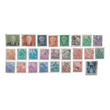 D7552 Alemanha Oriental Lote Com 25 Selos Diferentes Ent