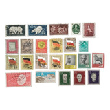 D7553 Alemanha Oriental Lote Com 23 Selos Diferentes Ent