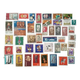 D7556 Alemanha Oriental Lote Com 45 Selos Diferentes Ent