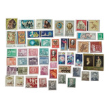 D7558 Alemanha Oriental Lote Com 46 Selos Diferentes Ent