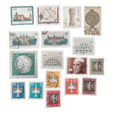 D7561 Alemanha Oriental Lote Com 17 Selos Diferentes Ent