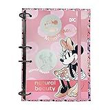 DAC Fichário Colegial Sem Lombo Com Elástico E 144 Folhas Decorada Minnie