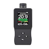 Daconovo Detector Digital Portátil De Oxigênio Concentração De Oxigênio No Ar Valor De Alarme USB Recarregável Portátil Testador De Conteúdo De O Medidor De Oxigênio Com Tela LCD Colorida TFT De 2 8