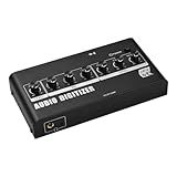 Daconovo Digitalizador De áudio Conversor De áudio Digital Para Analógico Conversor DAC De 48kHz Conversor Analógico Digital Entrada Coaxial óptica RCA Adaptador De Saída De áudio De 3 5 Mm