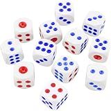 Dados 6 Lados 12 Peças Western Multicor Pacote De 1