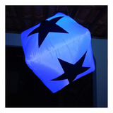 Dados Estrela Sputinik Infláveis 50x50x50 Completo Dj Show Decoração Formatura Iluminação