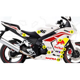 Dafra Roadwin 250 Adesivo Moto Mod 46 Redbull