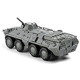 DAGIJIRD 1 72 Glue Free 4D Assembly Model BTR 80 Wheeled Armored Vehicle Model Military Plastic Armored Vehicle Model