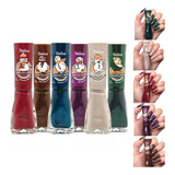 Dailus Nova Coleção Esmalte Snowland Kit 6 Cores Lançamento