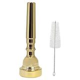 Danchet Bocal De Trompete De Metal Banhado A Ouro Ouro 7C Para Iniciantes E Profissionais Acessórios De Trompete 