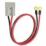 Daohaodeli Anderson Conector De Plugue Com Anel De Cobre 50A Bateria Conector Rápido Cabo Jumper Com Cabo De Reboque De 10AWG 50 Cm Cabo De Conexão Rápida Para Veículos De Montagem Empilhadeiras 1