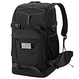 DAUSROOB Bolsa Para Botas De Esqui Mochila De Snowboard E Esqui 50 L Acolchoada Para Botas De Snowboard Capacete óculos Luvas Bolsa De Esqui Unissex Durável
