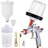 DAXINYANG Pistola De Pulverização De Ar R500 Lvlp Com Bico De 1 3 Mm Yt 160 Pulverizador De Pistola De Pintura Automotiva Com Copo Graduado De Mistura De 600 Ml Pistola De Pulverização Para Pintura D