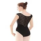 Daydance Collant De Dança Para Balé- Regatas Sem Mangas- Collant De Ginástica- Regata Preta- P
