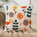 DAYSTAR 1 Peça Almofadas Para Sofá 45x45cm Capa Almofada Quadrada Para Sofás Camas Cadeiras Travesseiro Não Incluído Flor22 