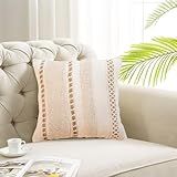 DAYSTAR 1 Peça Capas De Almofada 45x45cm Capa De Travesseiro Quadrada De Decoração De Casa Macia Adequada Para Sofás Camas Cadeiras
