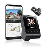 DDPAI Z40 Câmera Veicular Frontal E Traseira 3K 1080P Com WiFi Aplicativo SR E GPS Supercapacitor Gravação Em Loop Modo De Estacionamento 24H Tela IPS 2 Com Noite Visão Sem Cartão SD 