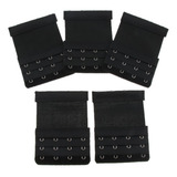 De Sutiã 5pcs De Sutiã 4 Ganchos 3 Linhas Para Preto