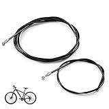 Deapher Cabo De Freio De Bicicleta Premium Kit De Cabos De Freio Dianteiro E Traseiro Para Bicicletas De Montanha Linha De Freio De Bicicleta Fio De Freio De Bicicleta Com Caixa De Cabo De Freio 