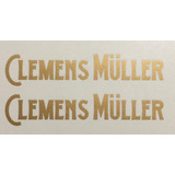 Decal Clemenz Muller Para Restauração De