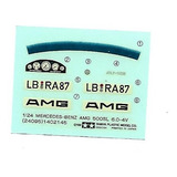 Decalque Kit Para Montar 1 24 Mercedes Benz Amg 500sl