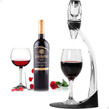 Decantador De Vinho Luxo Torre Suporte Com Aerador Lorben