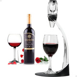 Decantador De Vinho Magic Com Aerador E Suporte Experiência Sensorial Aprimorada Design Elegante E Sofisticado Marca Lorben