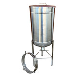 Decantador Mel 100 Kg Inox 304 Peneira Em Inox