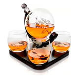 Decanter Com 4 Copos Earth 900ml Mimo Style