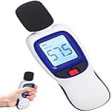 Decibelímetro Digital Medidor De Som Equipamento De Medição De Ruído Com Visor Medição De Som Portátil Escala De Medição Do Decibômetro 30 130 Decibel Dispositivo De Medição De Ruído De Áudio