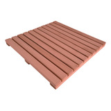 Deck Madeira Modular 50x50 Natural Área Interna E Externa