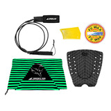 Deck Prancha De Surf Capa Surf Leash 6 Parafina 80gr