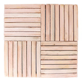 Decks De Madeira Modular 30x30 Cm Sacada E Varanda