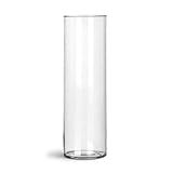 DECO FLOR Vaso Tubo Cilindrico Vidro 40x14 Cm Decoração Festa Cerimônia Casamento