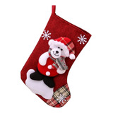 Decoração De Árvore De Natal Meia Decorativa